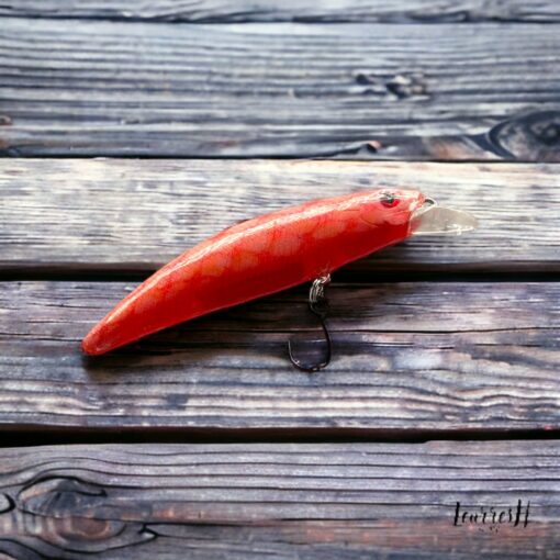 Handcrafted Trout Tracker "Rose Water" Rapala Replica for Precision Fishing - Image 5