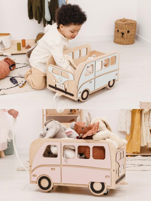 Personalized Pink Toy Box A Charming Storage Solution for Your Little Princess - Image 6