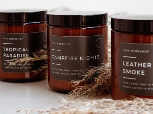 Campfire Nights Cozy Bonfire Vibes in a Non-Toxic Soy Wax Candle - Image 3