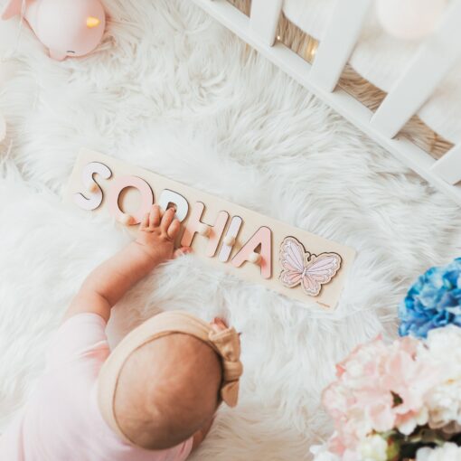 Personalized Wooden Name Puzzle A Cherished Gift for Little Explorers - Image 6
