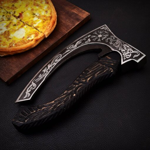 Viking Axe Pizza Cutter Conquer Your Pizza with Culinary Prowess - Image 2