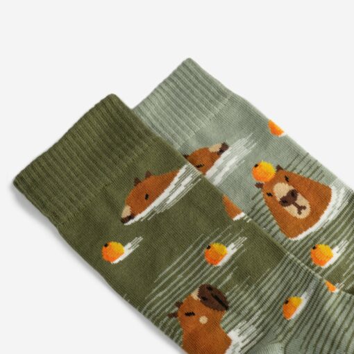Captivating Capybara Socks A Splash of Color for Your Feet - Image 2