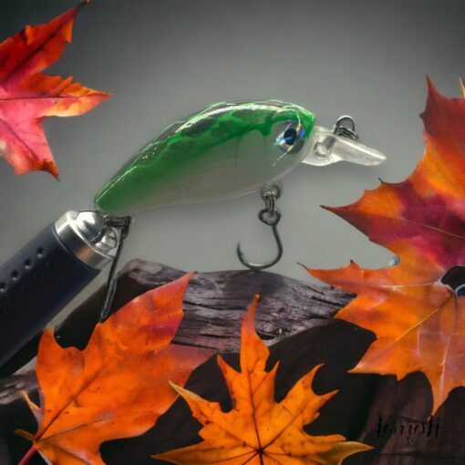 Captivating Neon Black Lure Handcrafted Trout Fishing Bait for Unforgettable Catches - Image 3