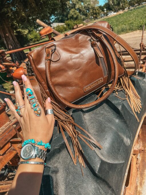 The Avery Sunflower Purse Concealed Carry Haute Southern Hyde by Beth Marie Exclusive Cowhide - Image 4