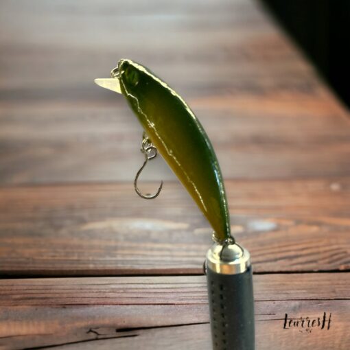 ?Minnow Kaki 2? Handcrafted Trout Enticer | Precision-Engineered Hard Lure - Image 5