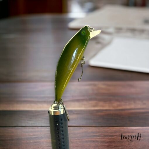 ?Minnow Kaki 2? Handcrafted Trout Enticer | Precision-Engineered Hard Lure - Image 4