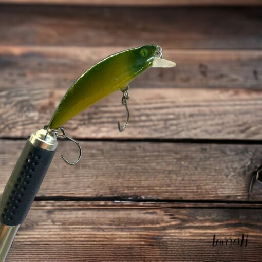 ?Minnow Kaki 2? Handcrafted Trout Enticer | Precision-Engineered Hard Lure - Image 6