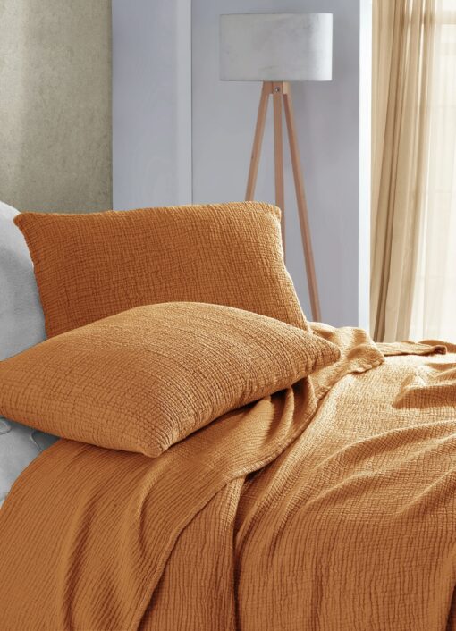 Cozy Comfort Pure Cotton 4-Layer Gauze Throw for All Seasons - Image 3