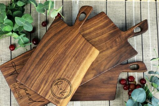 Personalized Rustic Charcuterie Board The Perfect Wedding Gift and Farmhouse Decor - Image 2