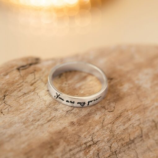 Engrave Your Cherished Memories Personalized Handwriting Ring for Eternal Bonds - Image 5