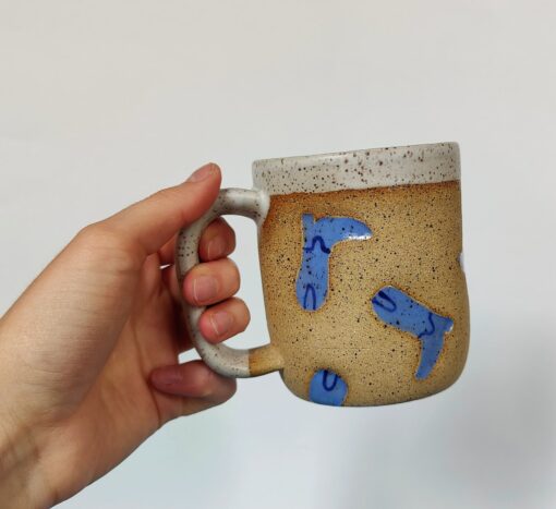 Saddle Up with the Handmade Ceramic Cowboy Boot Mug A Wild West Twist to Your Morning Brew - Image 4