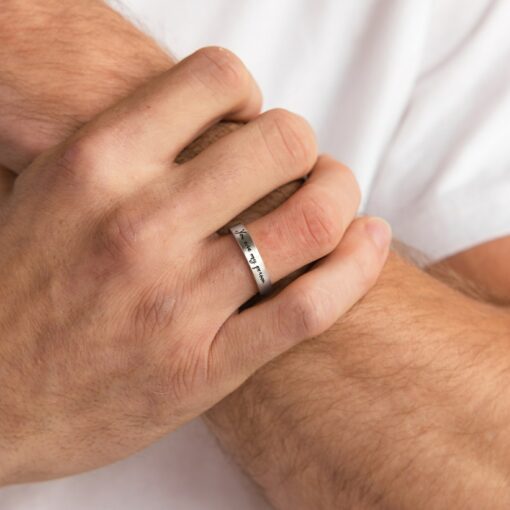Engrave Your Cherished Memories Personalized Handwriting Ring for Eternal Bonds - Image 6