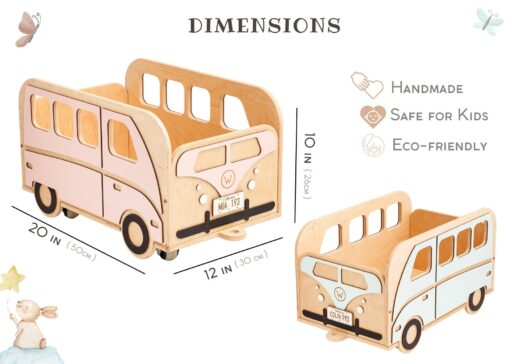 Personalized Pink Toy Box A Charming Storage Solution for Your Little Princess - Image 4