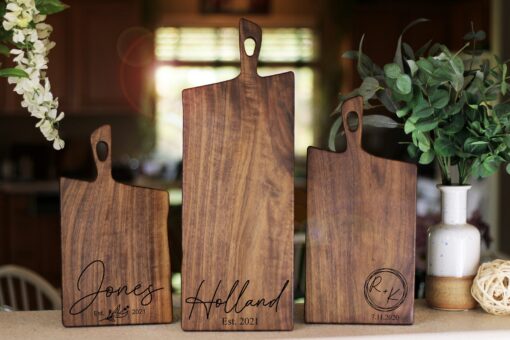 Personalized Rustic Charcuterie Board A Unique Wedding or Anniversary Gift - Image 2