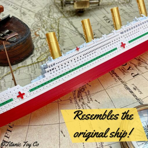 12" HMHS Britannic Model The Titanic's Sister Ship for History Buffs and Collectors - Image 5