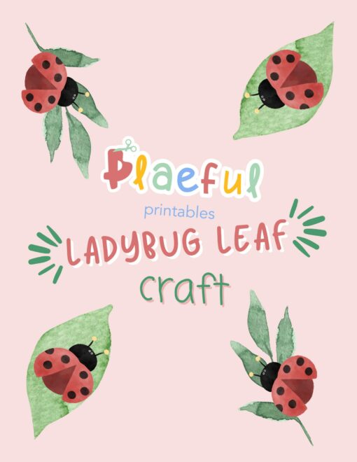Ladybug Craft Printable Paper Ladybug for Kids' Art and Preschool Activities - Image 2