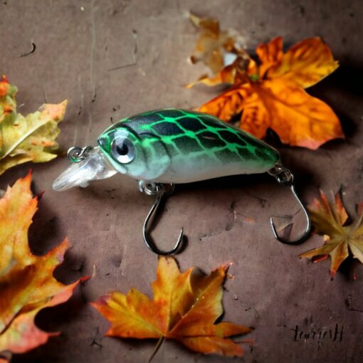 Captivating Neon Black Lure Handcrafted Trout Fishing Bait for Unforgettable Catches - Image 2