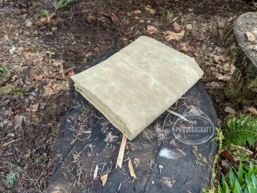 PNWBUSHCRAFT Waxed Canvas XL Groundcloth Your Ultimate Outdoor Protection - Image 3