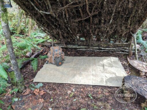 PNWBUSHCRAFT Waxed Canvas XL Groundcloth Your Ultimate Outdoor Protection - Image 2