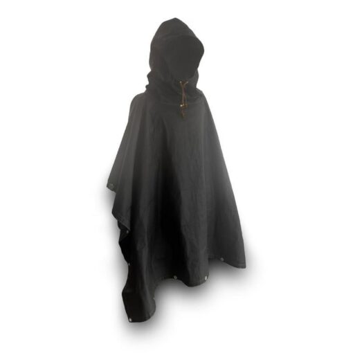 Oilskin Poncho Shelter Your Ultimate Protection for Outdoor Adventures - Image 6