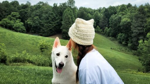 Adorable Crochet Beanie with Animal Ears Express Your Wild Side with Customizable Colors - Image 5