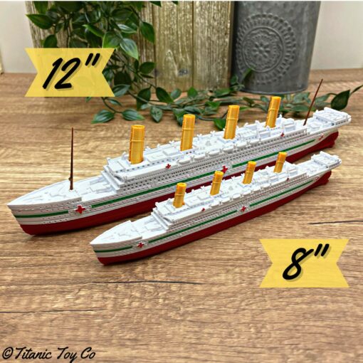 12" HMHS Britannic Model The Titanic's Sister Ship for History Buffs and Collectors - Image 2