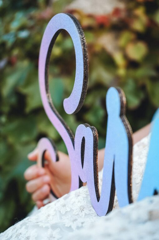 Enchanting Rainbow Wooden Name Sign A Personalized Haven for Your Little Princess - Image 2