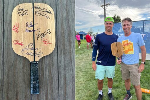 African Mahogany Pickleball Paddle Handcrafted Excellence for Players, Collectors, and Decor Enthusiasts - Image 6