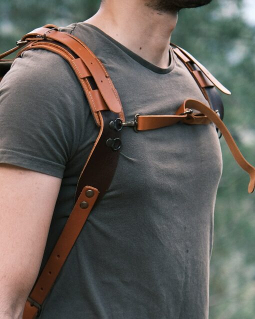 Bushcraft Backpack Waxed Canvas, Personalized for Adventure - Image 5
