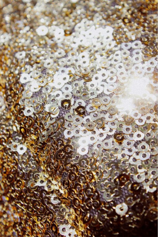 Golden Disco Pillow Puffer The Ultimate Winter Headwear - Image 4