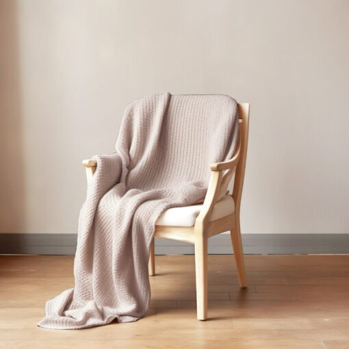 Indulge in Comfort Luxurious Linen Waffle Throw for Home and Baby - Image 4
