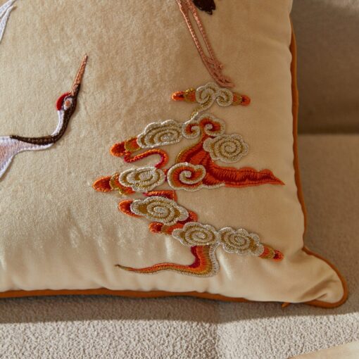 Luxurious Velvet Animal Appliqu? Throw Pillow Cover Embellish Your Abode with Retro Elegance - Image 4