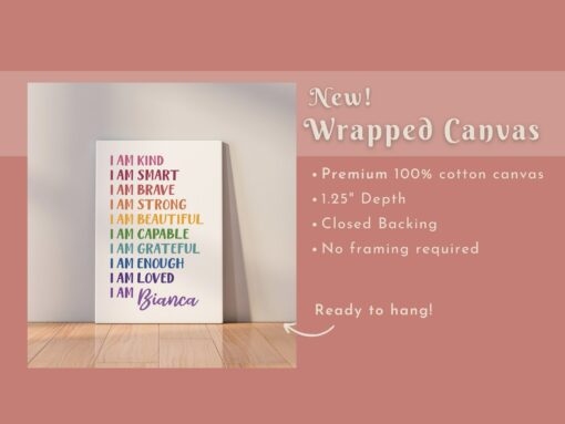 Empowering Affirmations Personalized Wall Art for Women, Inspiring Positivity and Motivation - Image 4