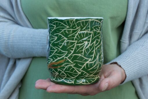 Handcrafted Owl Ceramic Mug Eco-Friendly Tea and Coffee Cup in 9oz, 12oz, 14oz, 16oz - Image 3