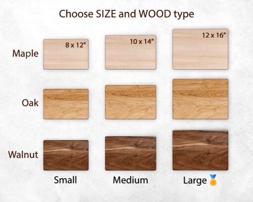 Personalized Walnut Cutting Board A Timeless Wedding or 5th Anniversary Gift - Image 4