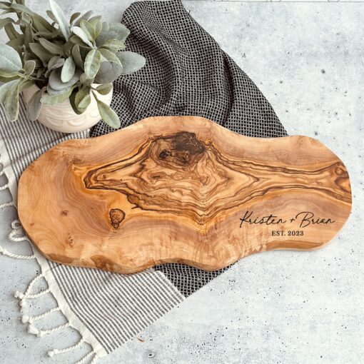 Personalized Olive Wood Charcuterie Board A Timeless Gift for Special Occasions - Image 2