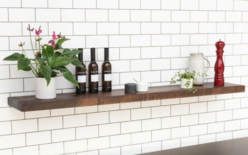 Alder Solid Hardwood SMOOTH Floating Shelf Elevate Your Home Decor with Effortless Style - Image 3