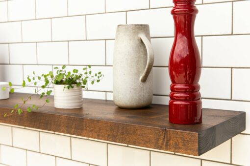 Alder Solid Hardwood SMOOTH Floating Shelf Elevate Your Home Decor with Effortless Style - Image 2