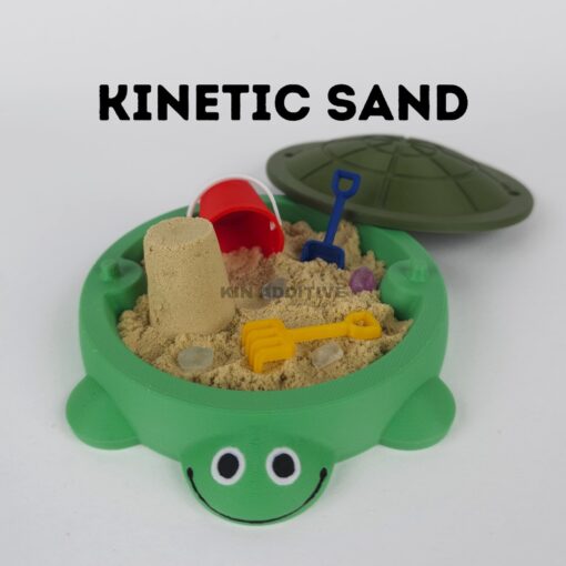 Mini Turtle Sandbox Dig, Build, and Splash with Real Sand - Image 4