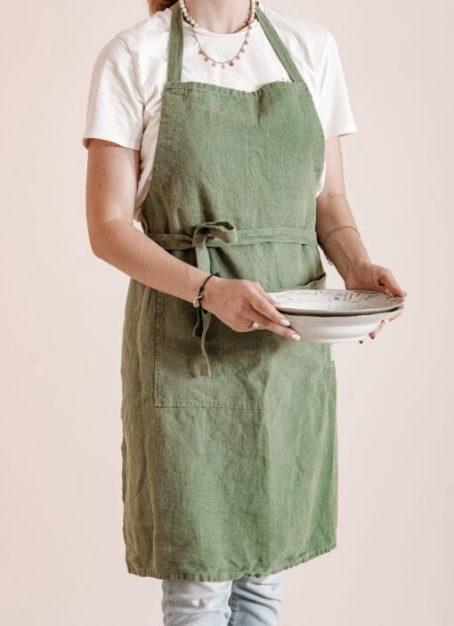 Linen Apron for Women A Versatile and Stylish Kitchen Essential - Image 5
