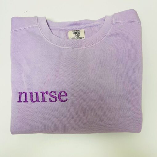 Cozy Comfort for Healthcare Heroes Embroidered Nurse Sweatshirt, Perfect for Graduation and Beyond - Image 3