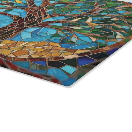 Exquisite Challah Board A Mosaic Masterpiece for Shabbat and Jewish Celebrations - Image 5