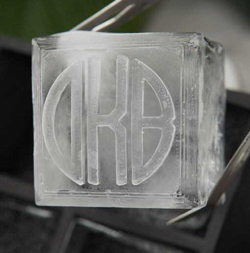 Personalized Monogrammed Whiskey Ice Tray Elevate Your Cocktail Experience - Image 3