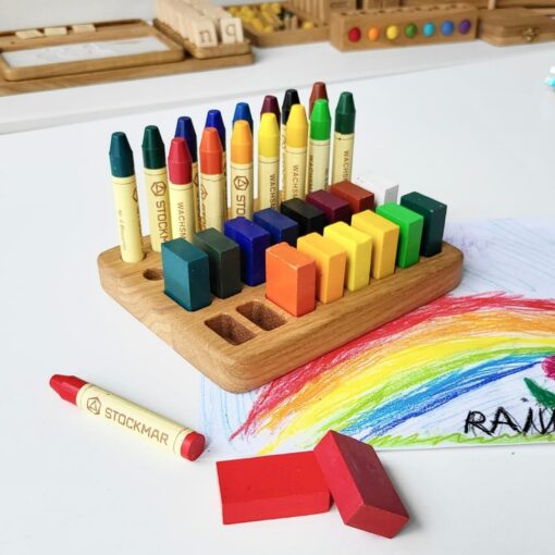 Stockmar Crayon Holder Organize Your Child's Art Supplies with Style - Image 2