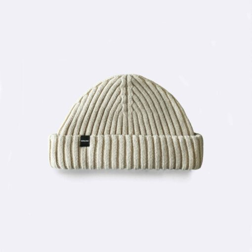 Merino Wool Army Green Fisherman Beanie Stay Warm and Stylish on Your Next Adventure - Image 4