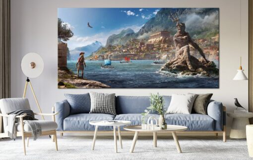 Poseidon's Divine Canvas Immerse Yourself in the Realm of Greek Mythology - Image 2