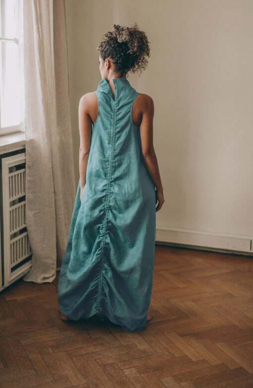 Breezy Linen Maxi Dress Elevate Your Summer Style with Comfort and Elegance - Image 4