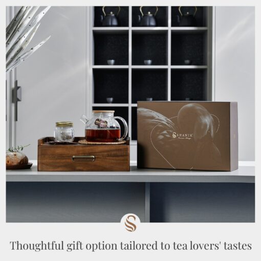 Personalized Tea Haven Engrave Your Tea Ritual with Our Custom Tea Organizer - Image 3