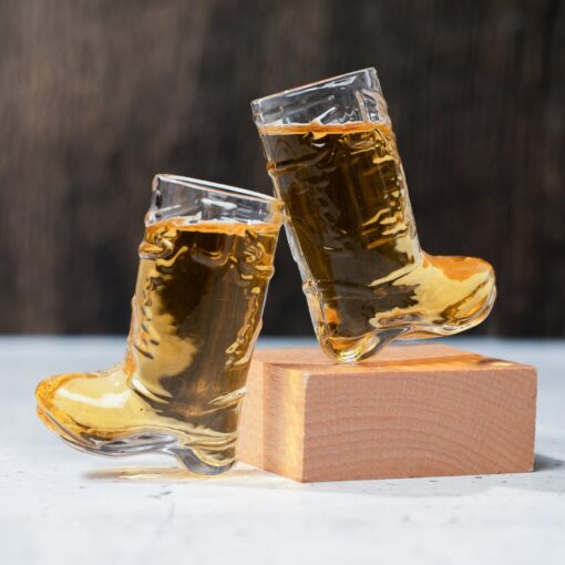 Personalized Cowboy Boot Shot Glass Set Lasso Your Party with Style - Image 3