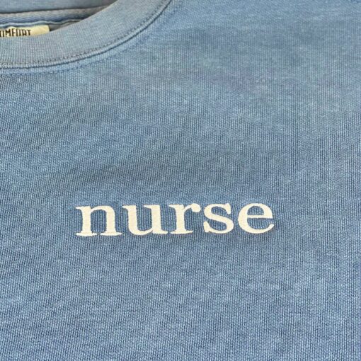 Cozy Comfort for Healthcare Heroes Embroidered Nurse Sweatshirt, Perfect for Graduation and Beyond - Image 2